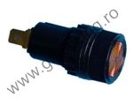 Ellenőrző lámpa izzó nélkül, 12 V, 18 mm, 2 db/csomag