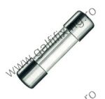 Üveg biztosíték, 5x20 mm, 12-24 V,  1 A, 10 db/csomag