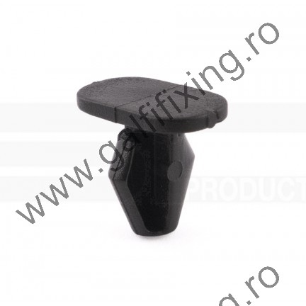 Ajtótömítő gumi rögzítő patent, 20*7*7,9*9,5, fekete, PSA, Peugeot, Citroen, 10 db/csomag
