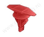   Ajtótömítő gumi rögzítő patent 14,7x5x11,2 piros, 10 db/csomag, Honda
