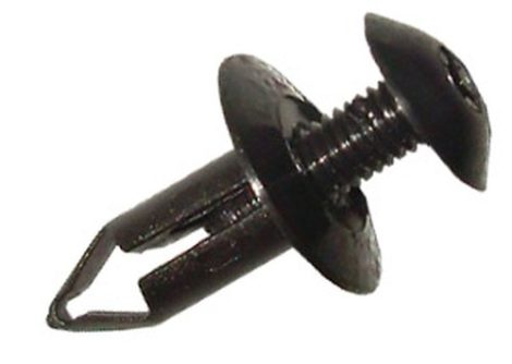 Kerékjárati dobbetét rögzítő patent 15x6x14,5 fekete, 10 db/csomag Mitsubishi