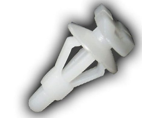 Ajtótömítő gumi rögzítő patent 5,7x15x6x12 fehér, 10 db/csomag Hyundai KIA