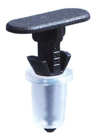 Ajtótömítő gumi rögzítő patent 6x15x5,5x7,8 fekete, 10 db/csomag Ford Opel Volkswagen Seat Audi Skoda